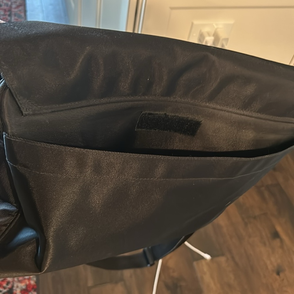 Calvin Klein Solid Black Monogram Y2k Laptop Mess… - image 7